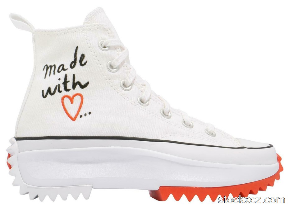 Outlet Converse Run Star Hike Hi Made with Love White (W) 571874C