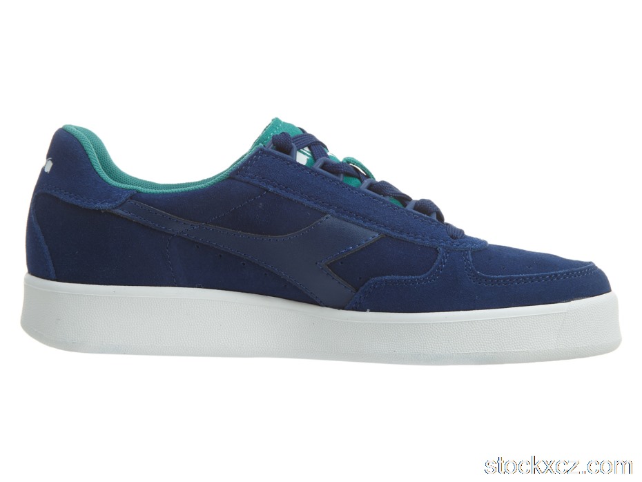 Outlet Diadora B Elite Suede Estate Blue Porclain Green 170952