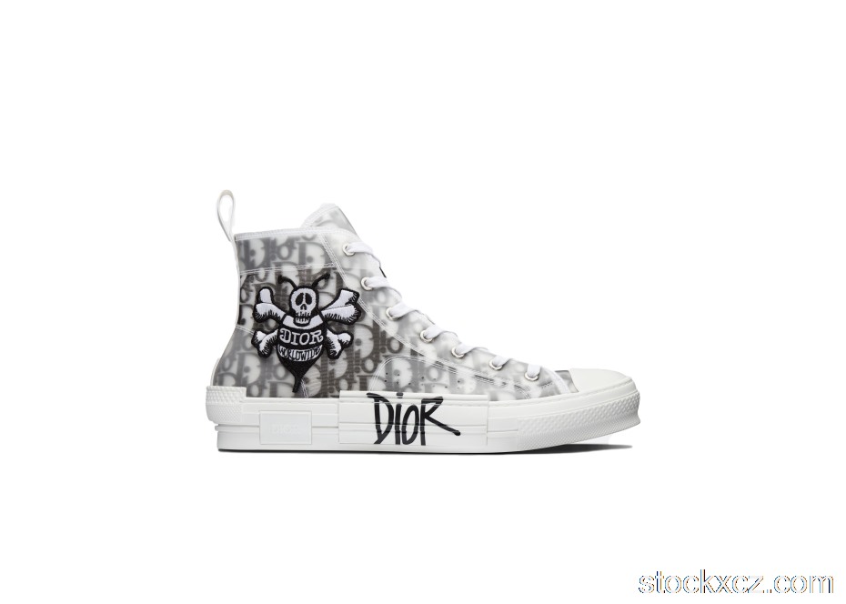 Outlet Dior And Shawn B23 High Top Bee Embroidery 3SH118YYO_H960