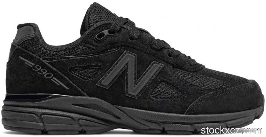 Outlet New Balance 990v4 Black (GS) KJ990TBG