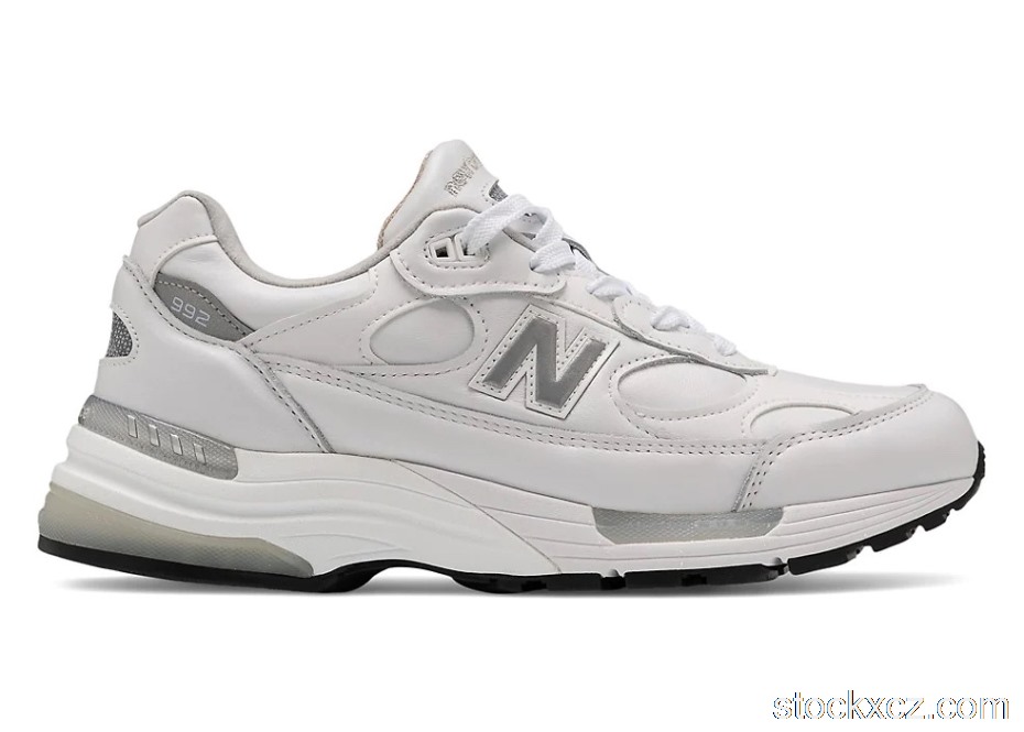 Outlet New Balance 992 MiUSA White Silver M992WL