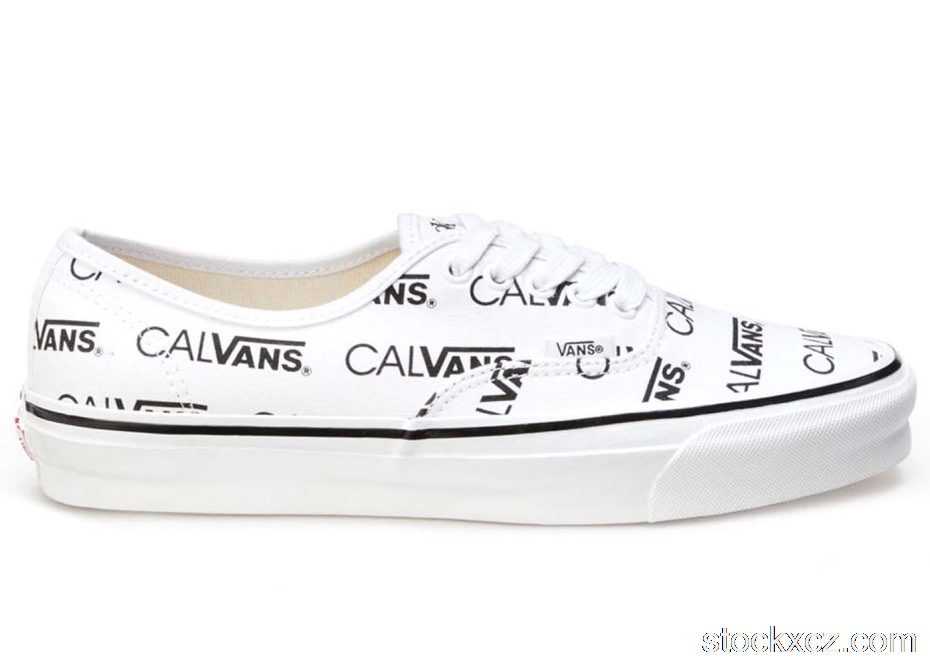 Outlet Vans Authentic Palace Calvin Klein Calvans White