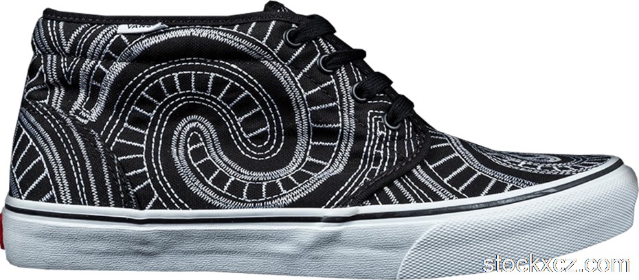 Outlet Vans Chukka Boot Supreme Spiral Black VN0SCVEFU