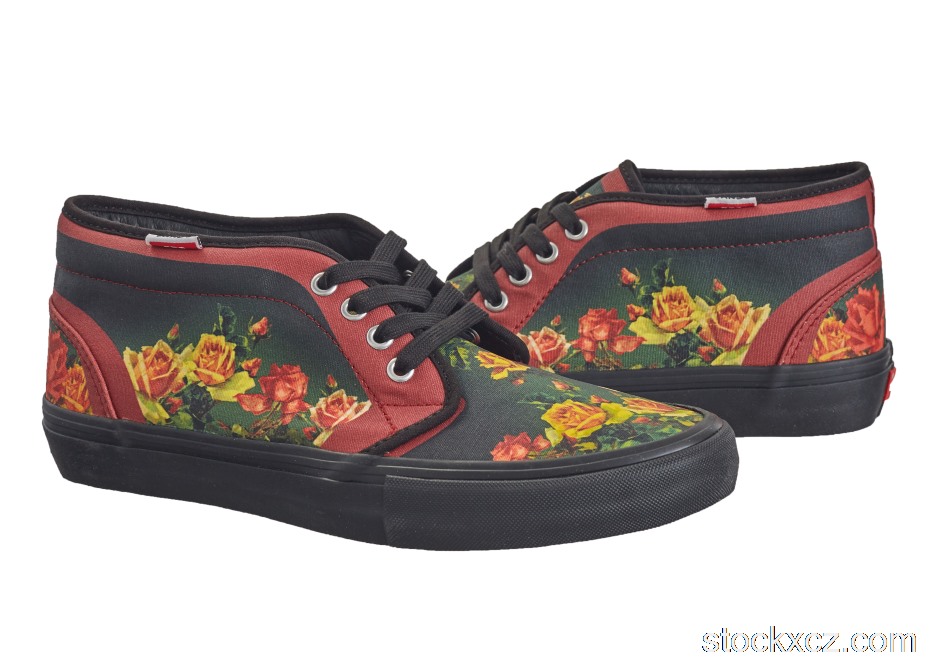 Outlet Vans Chukka Supreme Jean Paul Gaultier Burgundy VN0A49G2