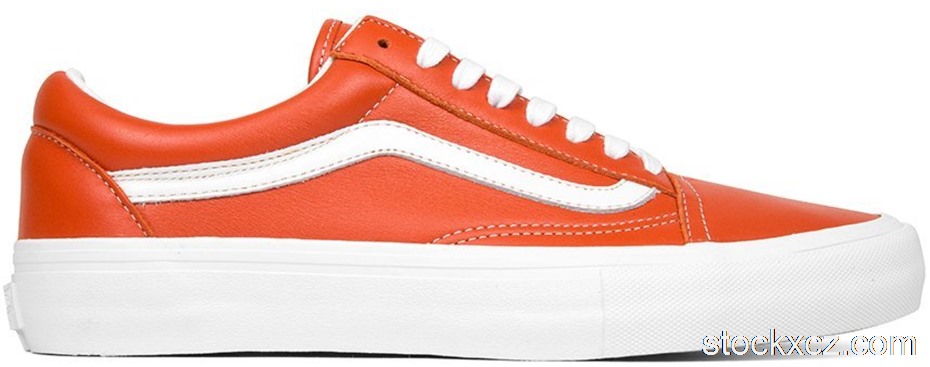 Outlet Vans Old Skool Italian Leather Mango VN0A3MUWR2V