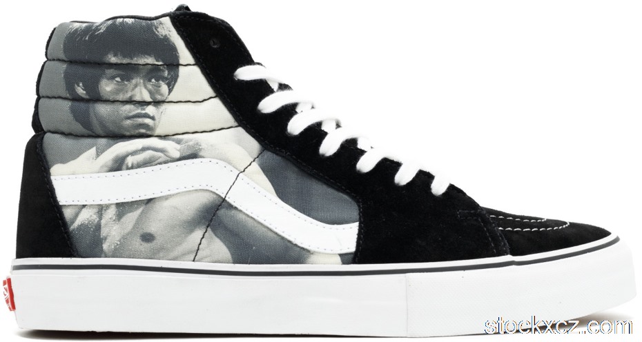 Outlet Vans Sk8-Hi Supreme Bruce Lee (White) VN099NANM