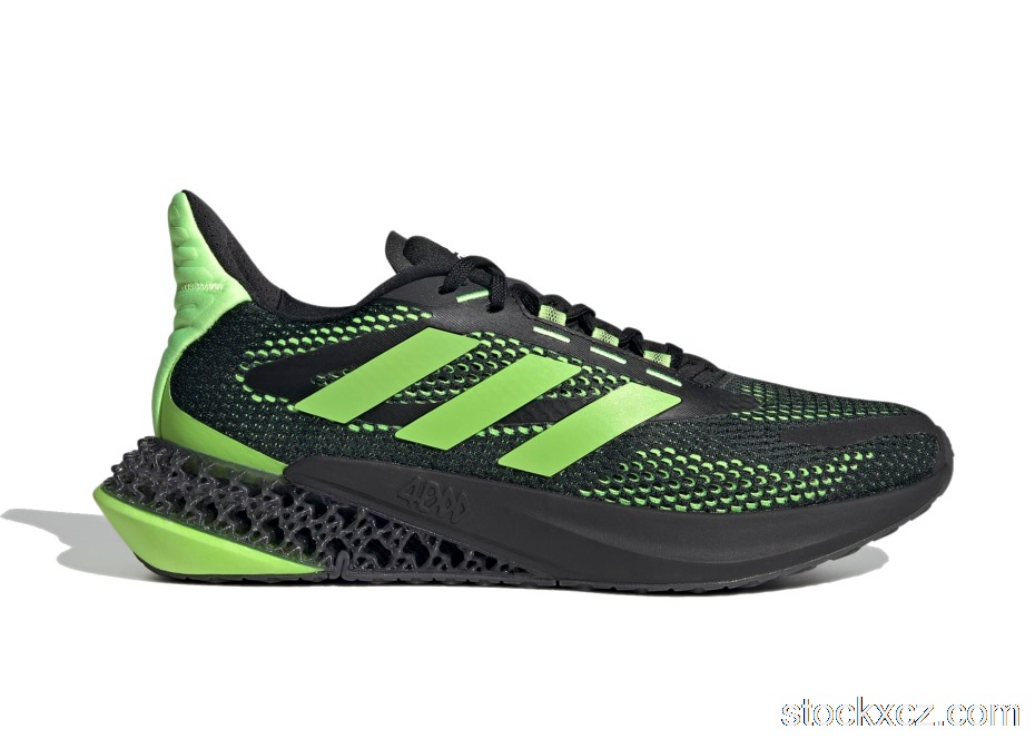Outlet adidas 4DFWD Pulse Core Black Signal Green (Youth) GZ5464