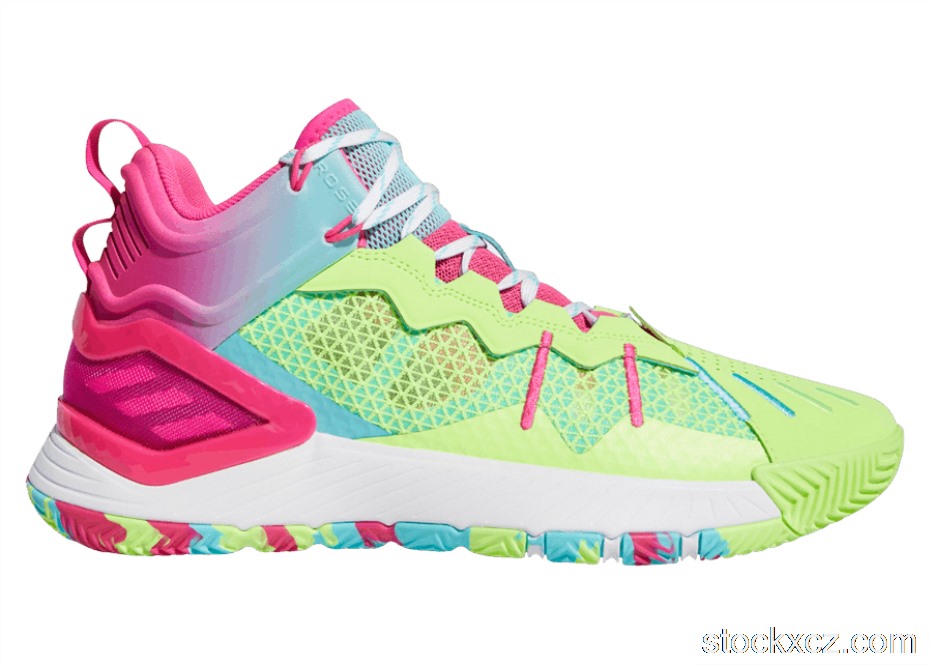 Outlet adidas D Rose Son of Chi Godspeed Signal Green Pink GX2927