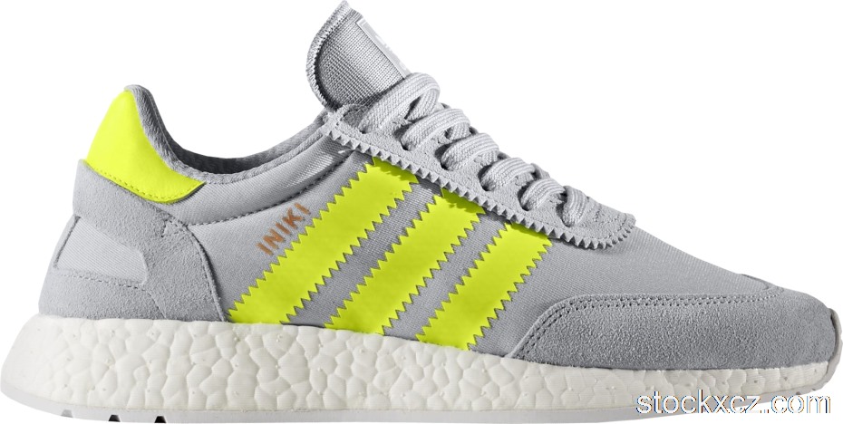 Outlet adidas Iniki Runner Clear Onix Solar Yellow (W) BB0001